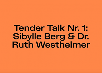 Das Schauspielhaus Zürich präsentiert seine neue Reihe „Tender Talks“