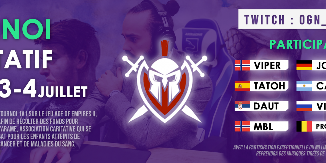 No Limit Orchestra & ARAME : Empires Showdown Charity Tournament, les 3 et 4 juillet, sur Twitch