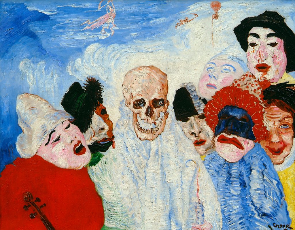 James Ensor, Der Tod und die Masken, 1897; © Liège, Musée des Beaux-Arts - La Boverie