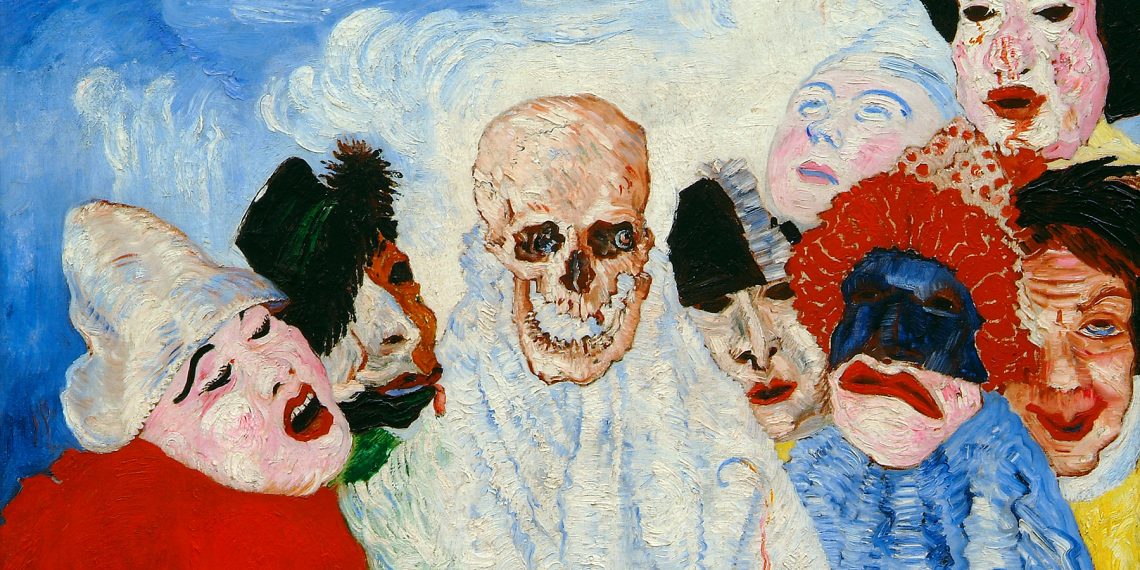 James Ensor, Der Tod und die Masken, 1897; © Liège, Musée des Beaux-Arts - La Boverie