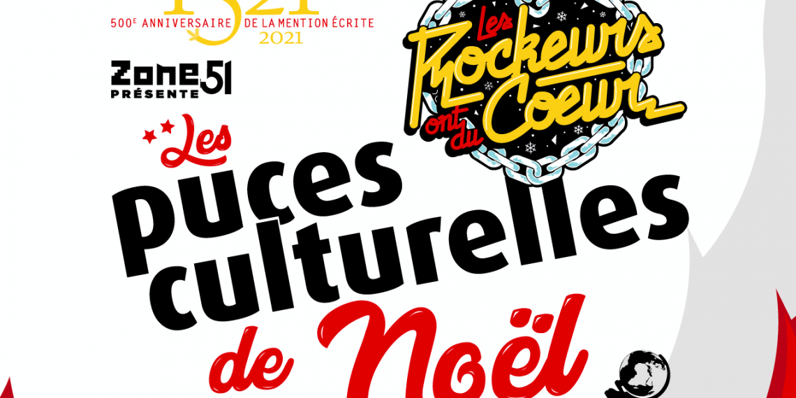 Zone51 présente « Les puces culturelles de Noël »