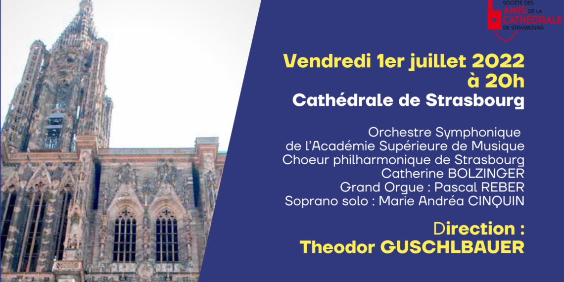 Concert pour les 120 ans de la Société des Amis de la Cathédrale de Strasbourg