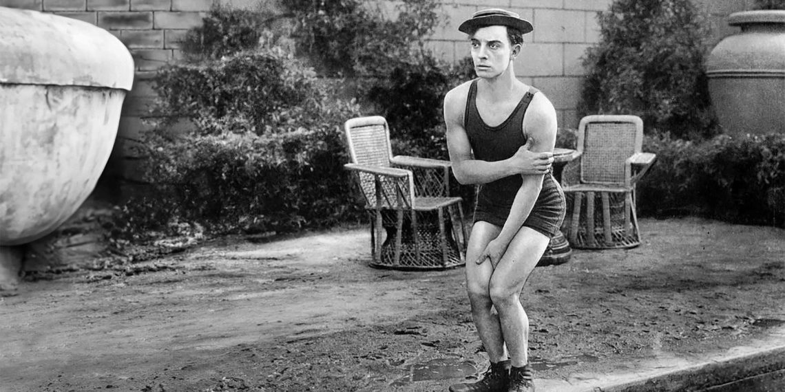 Auf einen Take mit Buster Keaton