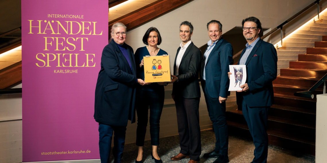 Badisches Staatstheater: Erfolgreiche Spendenaktion zugunsten der Hanne-Landgraf-Stiftung im Rahmen der diesjährigen Händel-Festspiele