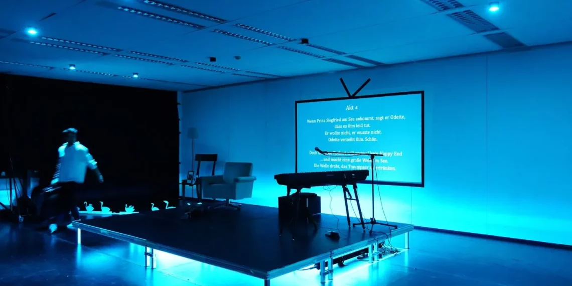 das Wetter Zuhause. ein Wohnzimmerballett