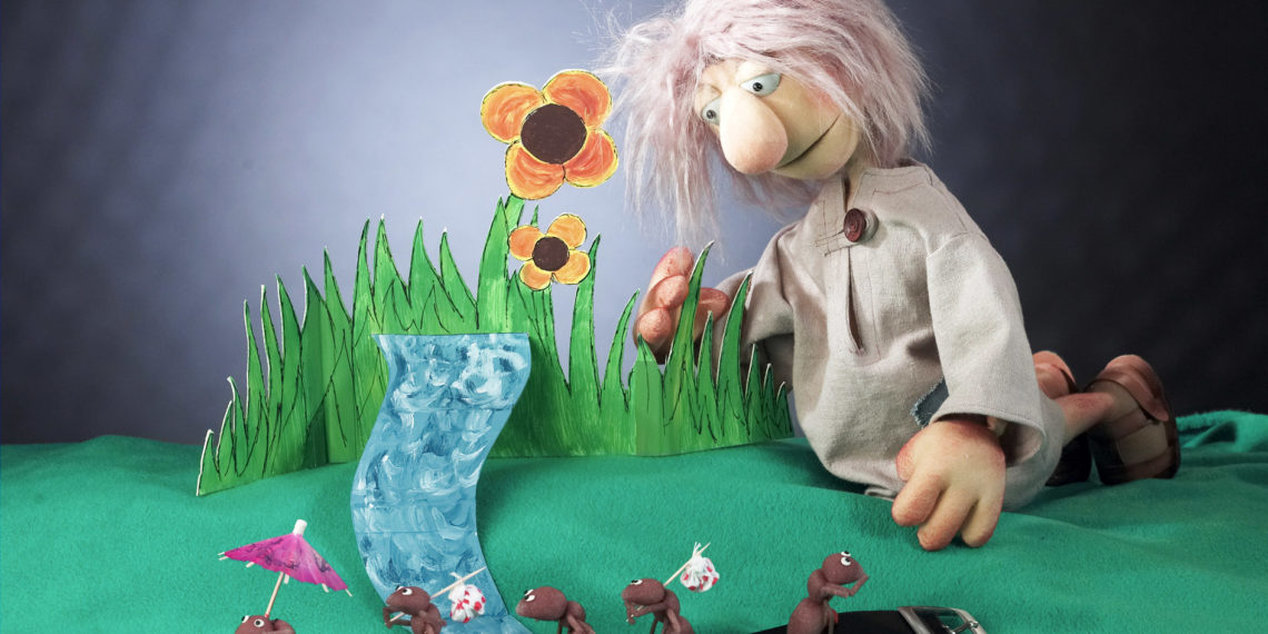 Der Riese Rick macht sich schick