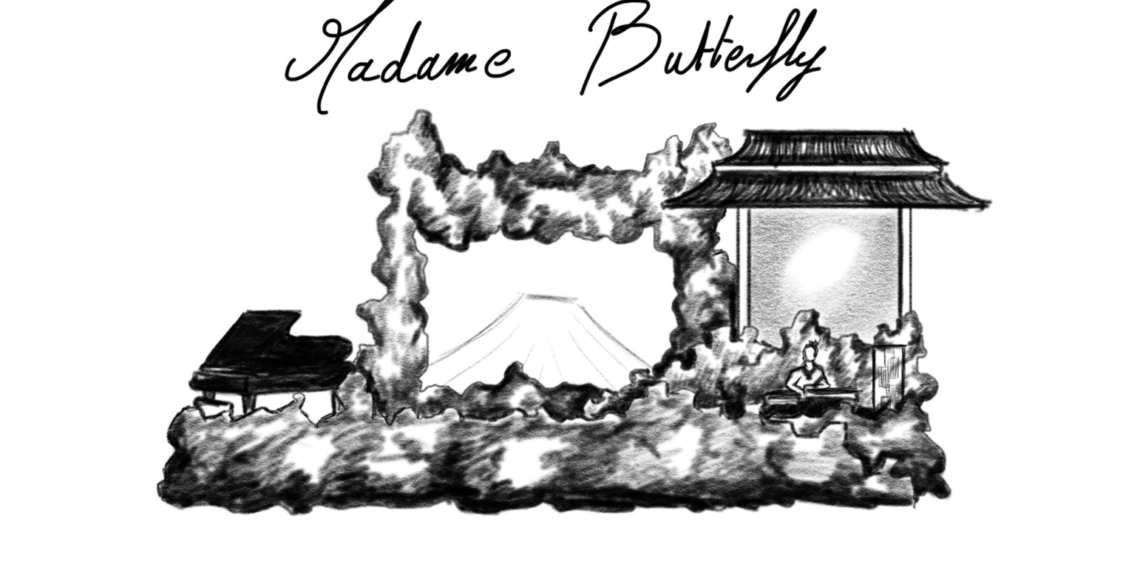 Madame Butterfly, premières esquisses de décors © Guillem Aubry