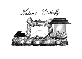 Madame Butterfly, premières esquisses de décors © Guillem Aubry